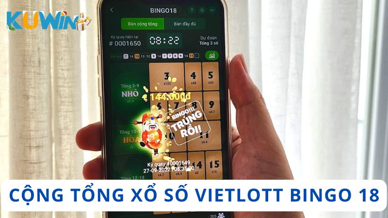 Cơ cấu giải thưởng cho cách chơi 1 số trùng trong Xổ số Vietlott Bingo 18